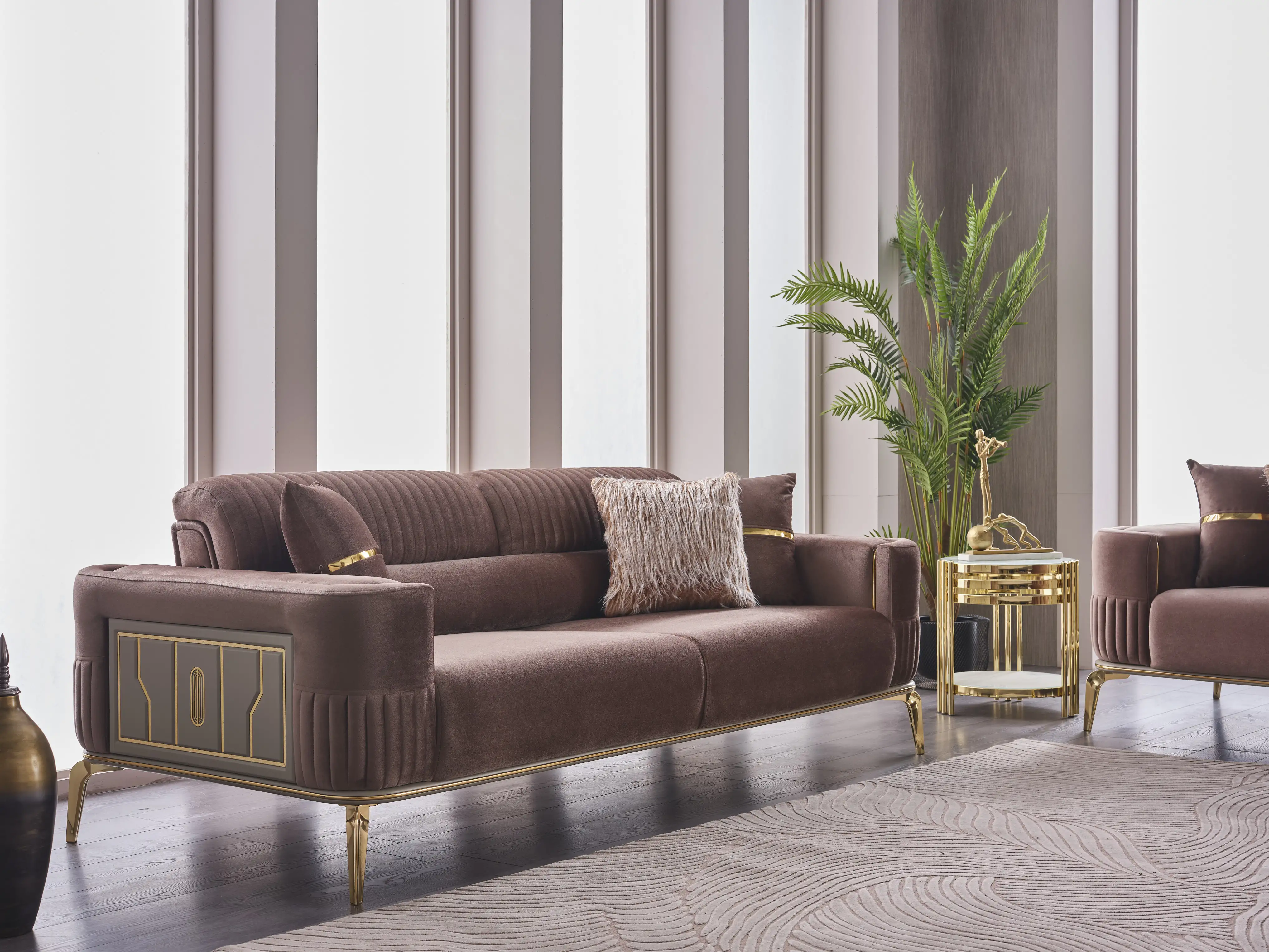 Modern sofa with 2 places of harmony