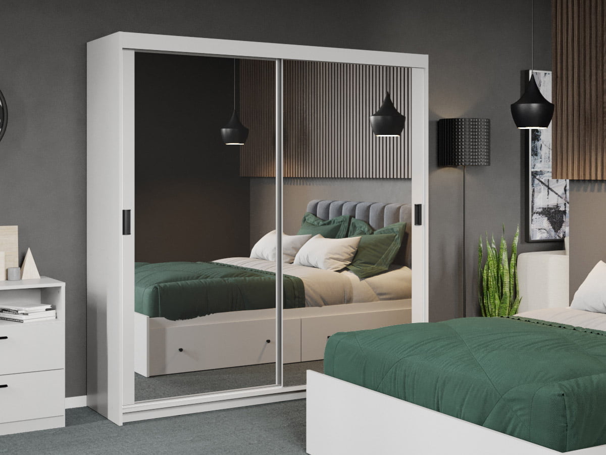 Wardrobe of dressing / bedroom with mirror 184 - Karin