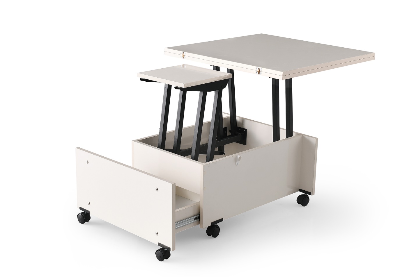 Multifunctional white table