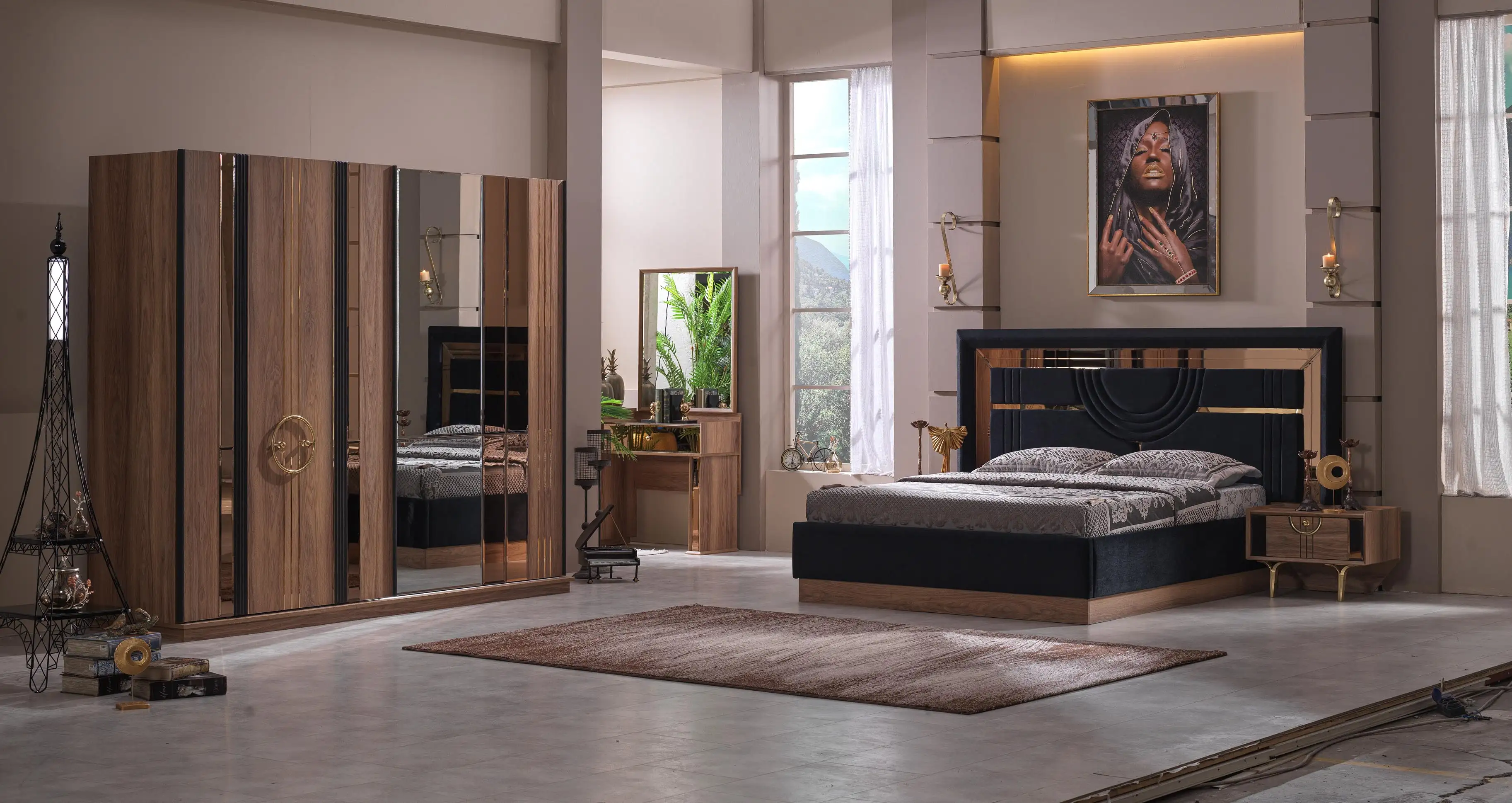 Set of furniture for bedroom zurich